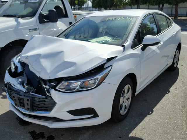 1G1BC5SM3J7174515 - 2018 CHEVROLET CRUZE LS WHITE photo 2