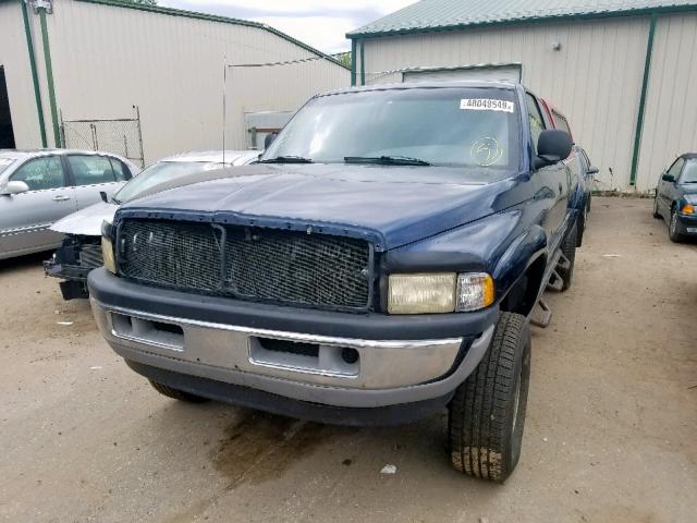 3B7KF236XYG121760 - 2000 DODGE RAM 2500 BLUE photo 9