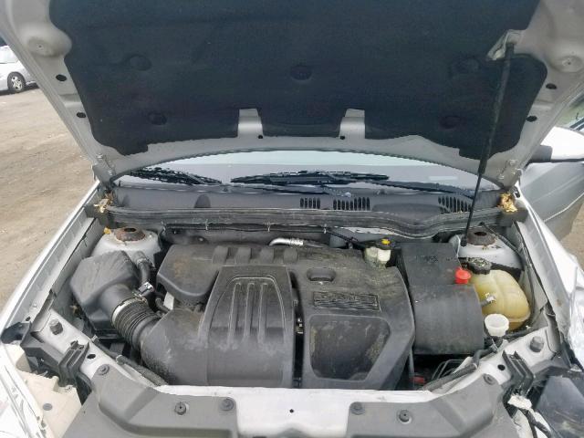 1G1AL58F587200434 - 2008 CHEVROLET COBALT LT SILVER photo 7