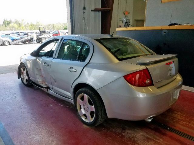 1G1AF5F5XA7179927 - 2010 CHEVROLET COBALT 2LT SILVER photo 3