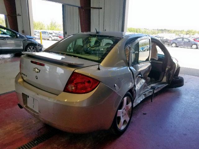 1G1AF5F5XA7179927 - 2010 CHEVROLET COBALT 2LT SILVER photo 4