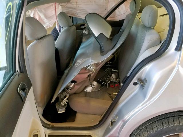 1G1AF5F5XA7179927 - 2010 CHEVROLET COBALT 2LT SILVER photo 6