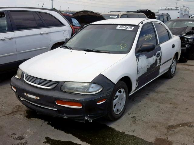 JM1BB1412T0361049 - 1996 MAZDA PROTEGE DX WHITE photo 2