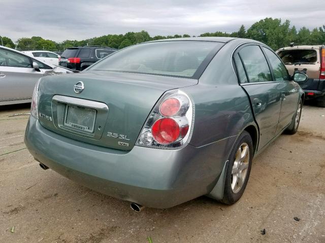 1N4BL11D36C185312 - 2006 NISSAN ALTIMA SE GREEN photo 4