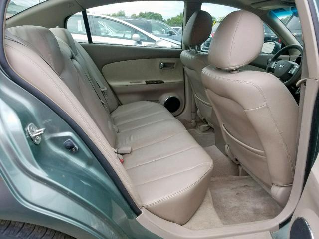 1N4BL11D36C185312 - 2006 NISSAN ALTIMA SE GREEN photo 6