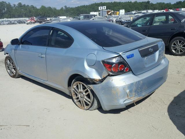 JTKDE177870214314 - 2007 TOYOTA SCION TC ლურჯი ფოტო 3