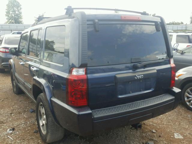 1J8HH48K89C550415 - 2009 JEEP COMMANDER 蓝色 照片 3