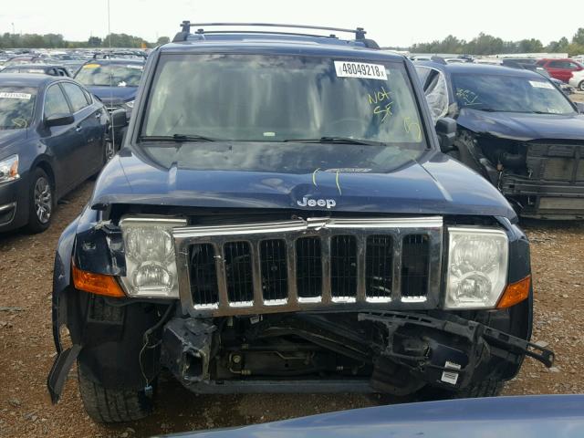 1J8HH48K89C550415 - 2009 JEEP COMMANDER 蓝色 照片 7