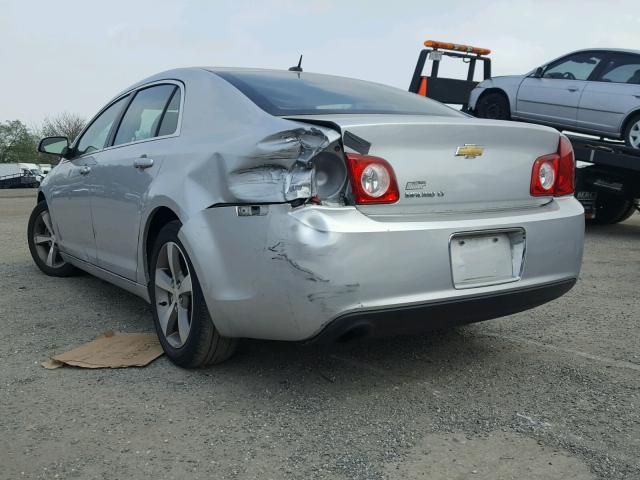 1G1ZC5E18BF249958 - 2011 CHEVROLET MALIBU 1LT 银色 照片 3