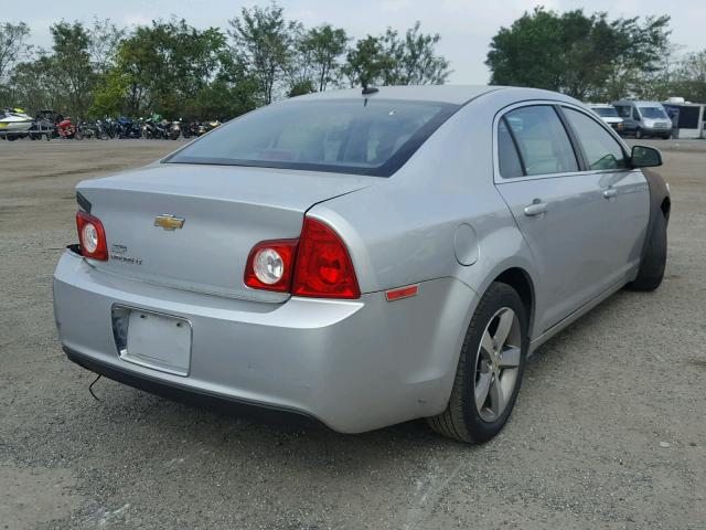 1G1ZC5E18BF249958 - 2011 CHEVROLET MALIBU 1LT 银色 照片 4