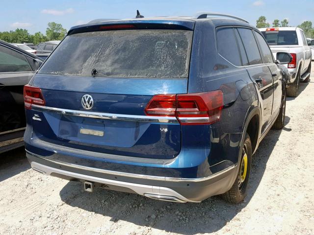 1V2ER2CA8JC522630 - 2018 VOLKSWAGEN ATLAS SEL Mavi foto 4