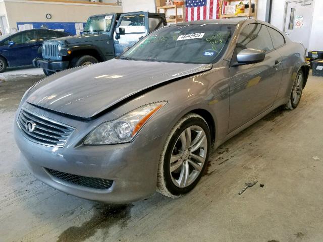 JNKCV64E59M605563 - 2009 INFINITI G37 BASE GRAY photo 2