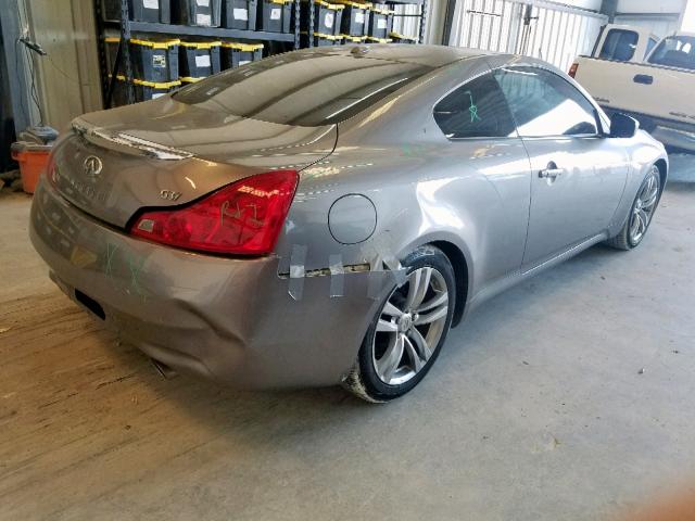 JNKCV64E59M605563 - 2009 INFINITI G37 BASE GRAY photo 4