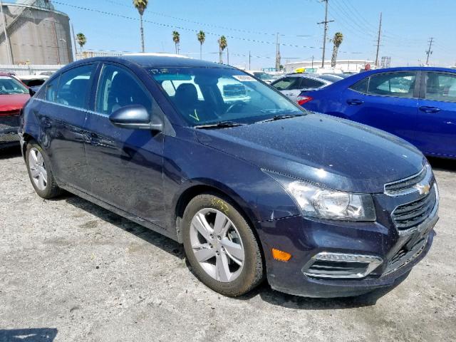 1G1P75SZ1F7148394 - 2015 CHEVROLET CRUZE BLUE photo 1