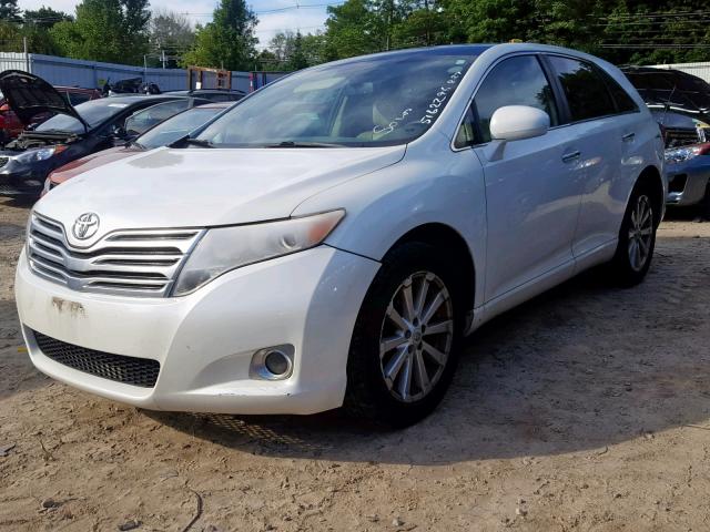 4T3BA3BB5AU009988 - 2010 TOYOTA VENZA WHITE photo 2