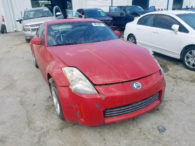 JN1AZ34D53T116390 - 2003 NISSAN 350Z COUPE RED photo 1