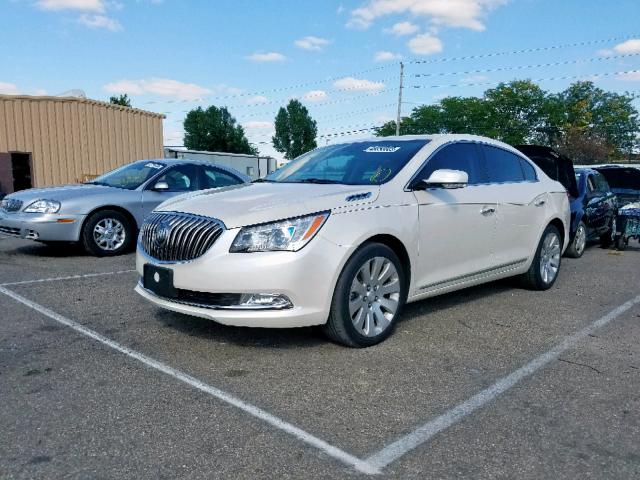 1G4GE5G34EF184355 - 2014 BUICK LACROSSE P WHITE photo 2