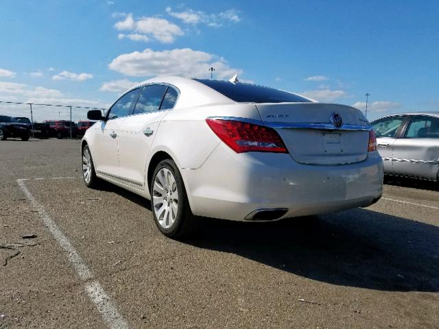 1G4GE5G34EF184355 - 2014 BUICK LACROSSE P WHITE photo 3