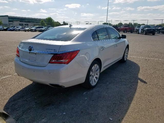 1G4GE5G34EF184355 - 2014 BUICK LACROSSE P WHITE photo 4