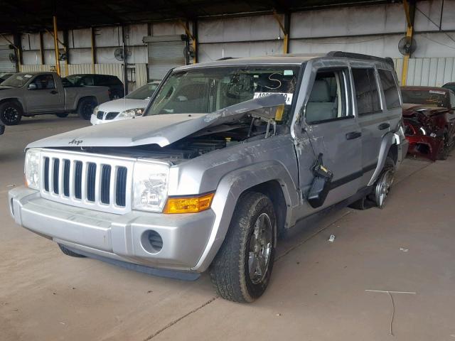 1J8HH48K46C340700 - 2006 JEEP COMMANDER ნაცრისფერი ფოტო 2