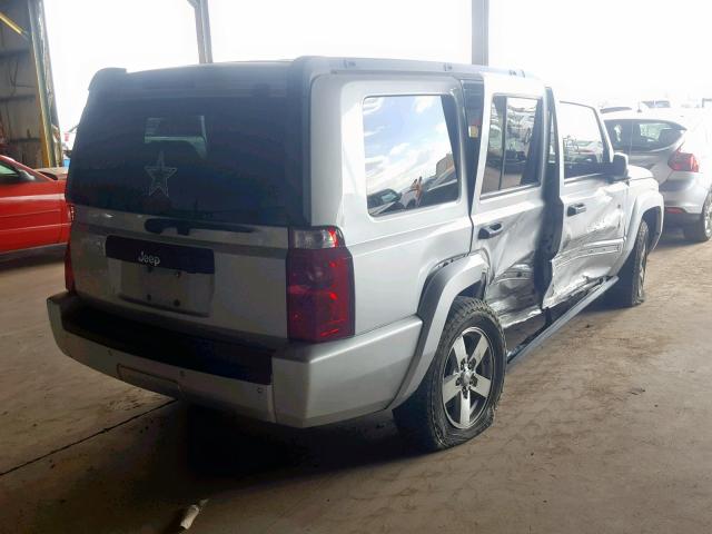 1J8HH48K46C340700 - 2006 JEEP COMMANDER ნაცრისფერი ფოტო 4