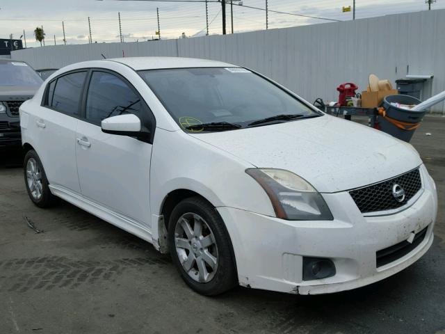 3N1AB6AP4CL748600 - 2012 NISSAN SENTRA 2.0 WHITE photo 1