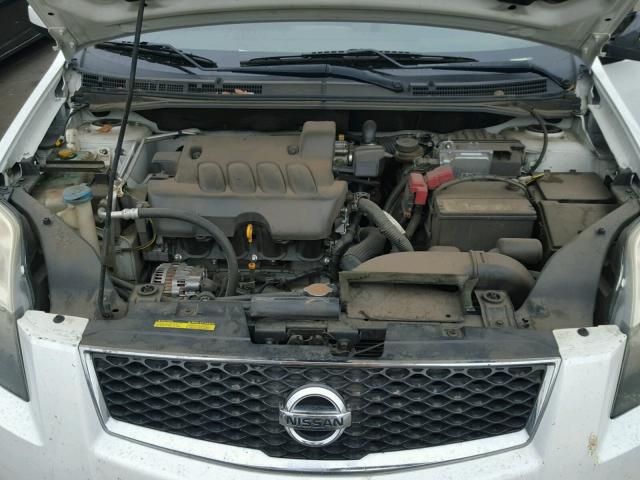 3N1AB6AP4CL748600 - 2012 NISSAN SENTRA 2.0 WHITE photo 7