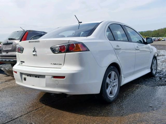 JA32V2FW1EU004994 - 2014 MITSUBISHI LANCER SE WHITE photo 4