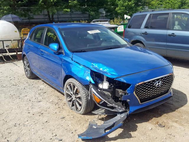 KMHH35LE6JU058246 - 2018 HYUNDAI ELANTRA GT BLUE photo 1