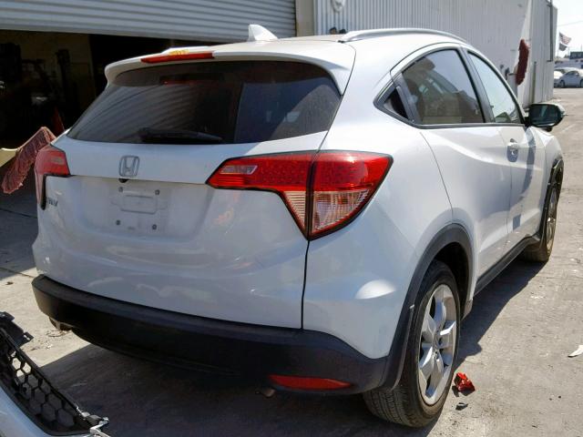 3CZRU5H73GM731081 - 2016 HONDA HR-V EXL WHITE photo 4