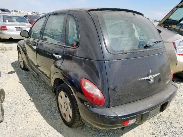 3A4FY48BX6T343999 - 2006 CHRYSLER PT CRUISER BLACK photo 3