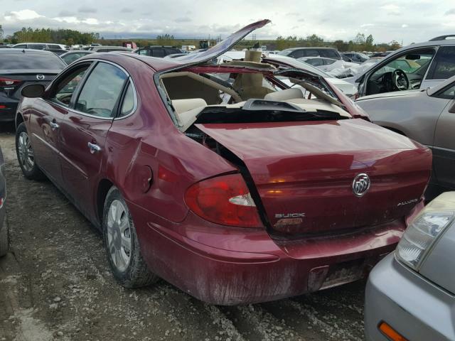 2G4WF532351258538 - 2005 BUICK ALLURE CX BURGUNDY photo 3