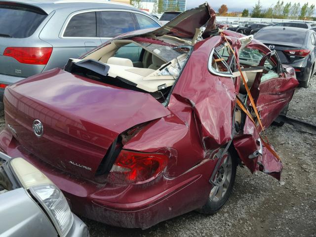 2G4WF532351258538 - 2005 BUICK ALLURE CX BURGUNDY photo 4