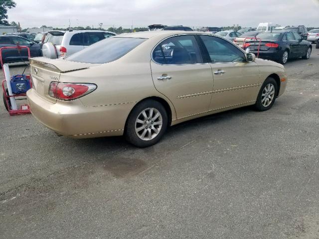 JTHBF30G020046354 - 2002 LEXUS ES 300 GOLD photo 4