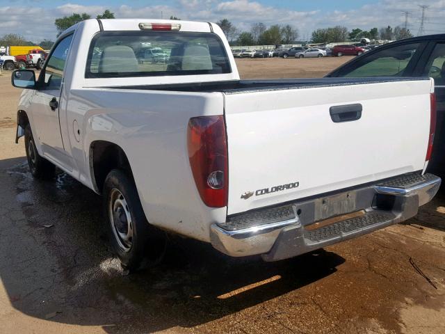 1GCCS149488208997 - 2008 CHEVROLET COLORADO WHITE photo 3