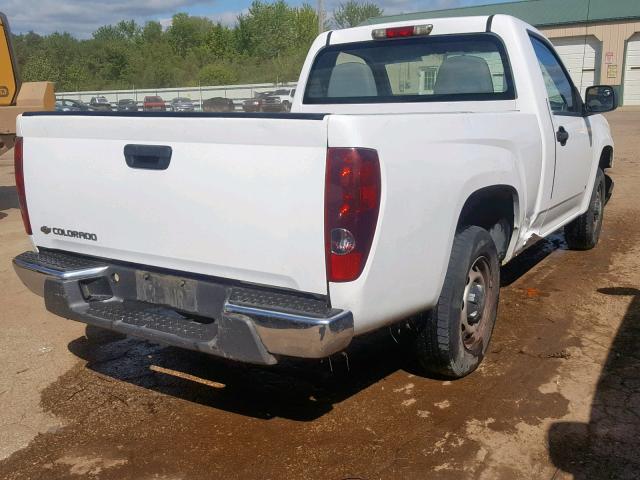 1GCCS149488208997 - 2008 CHEVROLET COLORADO WHITE photo 4