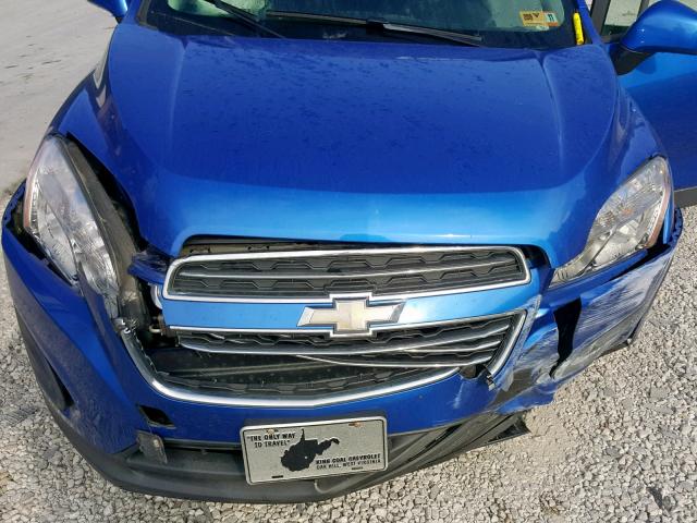 KL7CJNSB9GB725940 - 2016 CHEVROLET TRAX LS BLUE photo 7