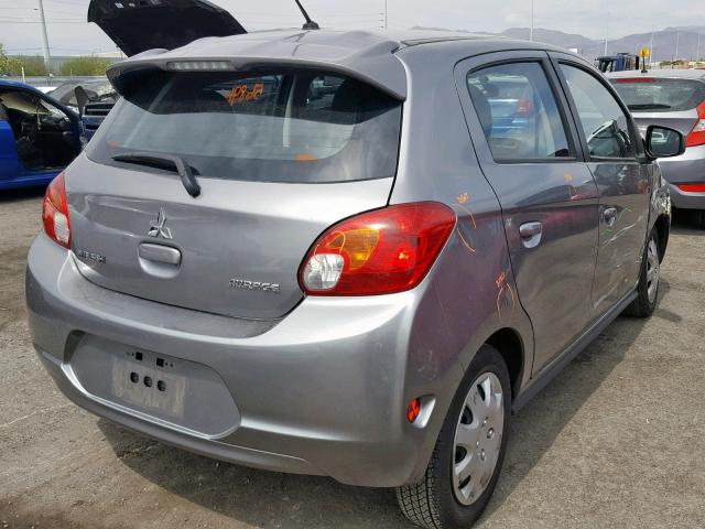 ML32A3HJXFH036716 - 2015 MITSUBISHI MIRAGE DE GRAY photo 4