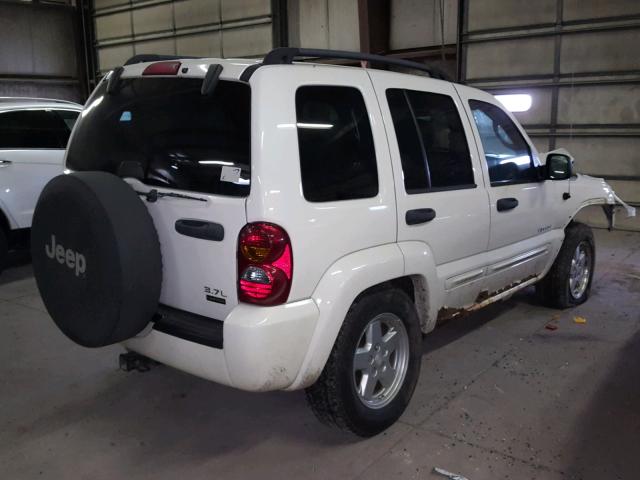 1J4GL58K34W301013 - 2004 JEEP LIBERTY LI WHITE photo 4