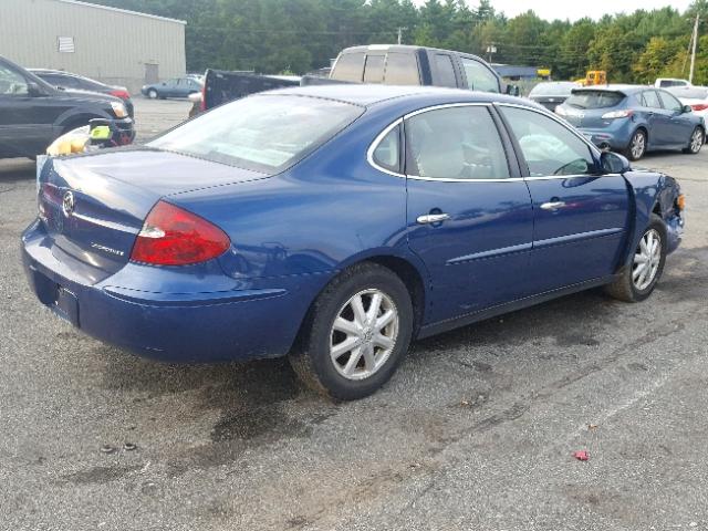 2G4WC532251258216 - 2005 BUICK LACROSSE C BLUE photo 4