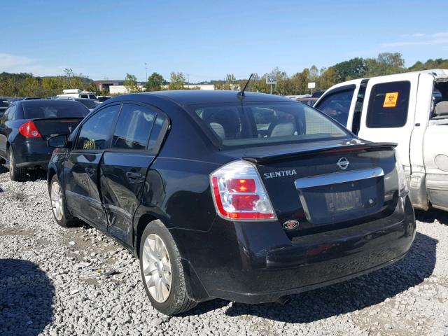 3N1AB6AP0BL662490 - 2011 NISSAN SENTRA 2.0 BLACK photo 3