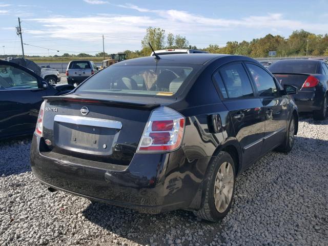 3N1AB6AP0BL662490 - 2011 NISSAN SENTRA 2.0 BLACK photo 4