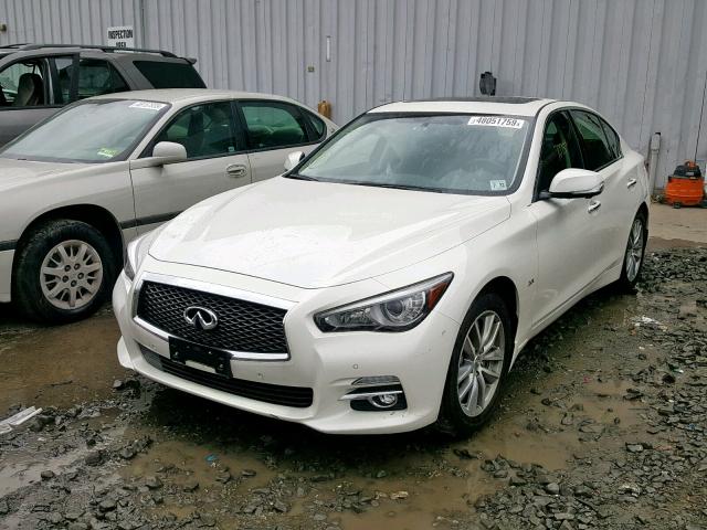 JN1CV7AR4HM682196 - 2017 INFINITI Q50 BASE WHITE photo 2