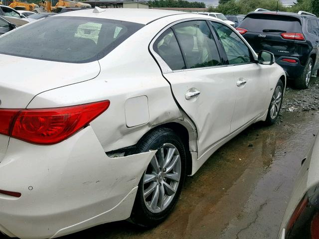 JN1CV7AR4HM682196 - 2017 INFINITI Q50 BASE WHITE photo 9