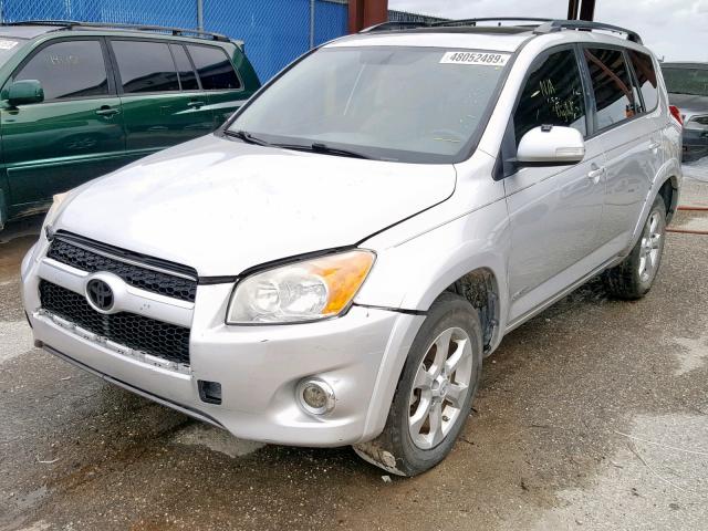 2T3YF4DV8AW020024 - 2010 TOYOTA RAV4 LIMIT SILVER photo 2