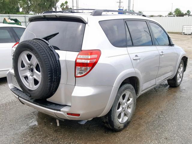 2T3YF4DV8AW020024 - 2010 TOYOTA RAV4 LIMIT SILVER photo 4