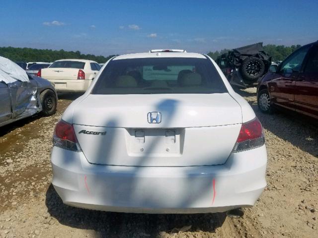 1HGCP26898A163755 - 2008 HONDA ACCORD EXL WHITE photo 9