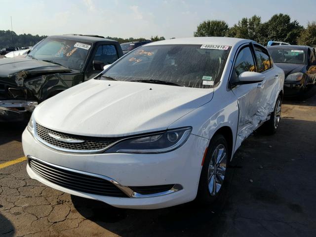 1C3CCCAB8FN744256 - 2015 CHRYSLER 200 LIMITE WHITE photo 1