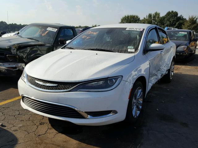 1C3CCCAB8FN744256 - 2015 CHRYSLER 200 LIMITE WHITE photo 2