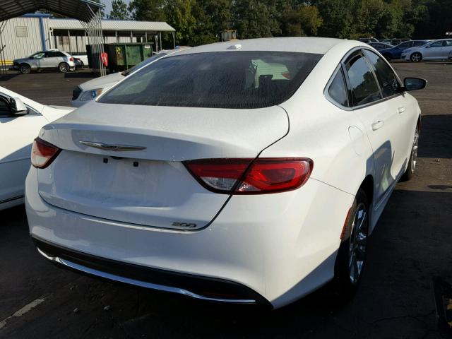 1C3CCCAB8FN744256 - 2015 CHRYSLER 200 LIMITE WHITE photo 4